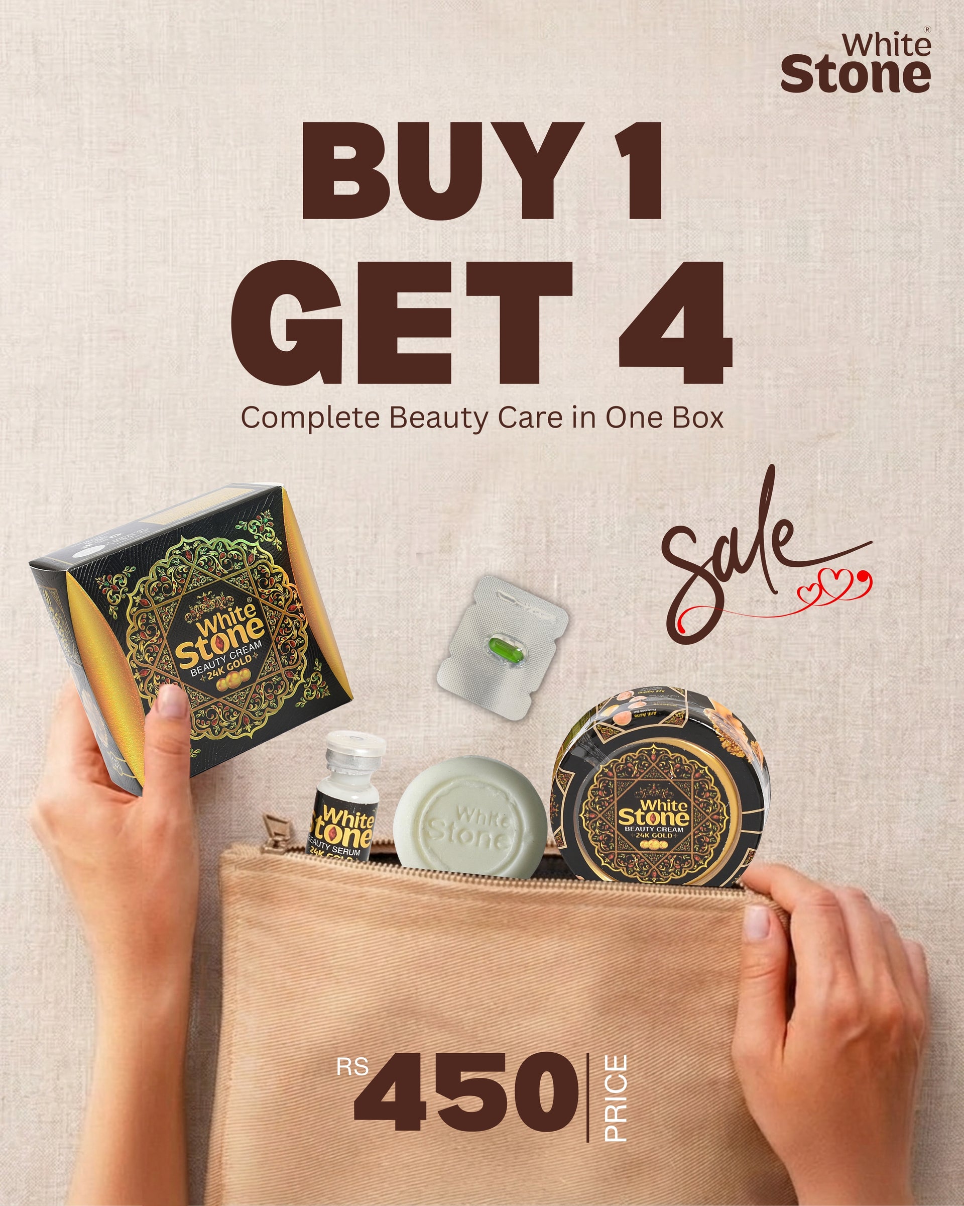 WHITESTONE 4 IN 1 BEAUTY CREAM