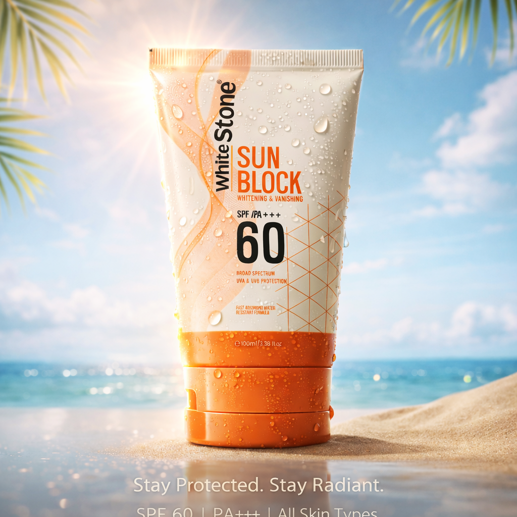 White Stone Sun Block SPF 60