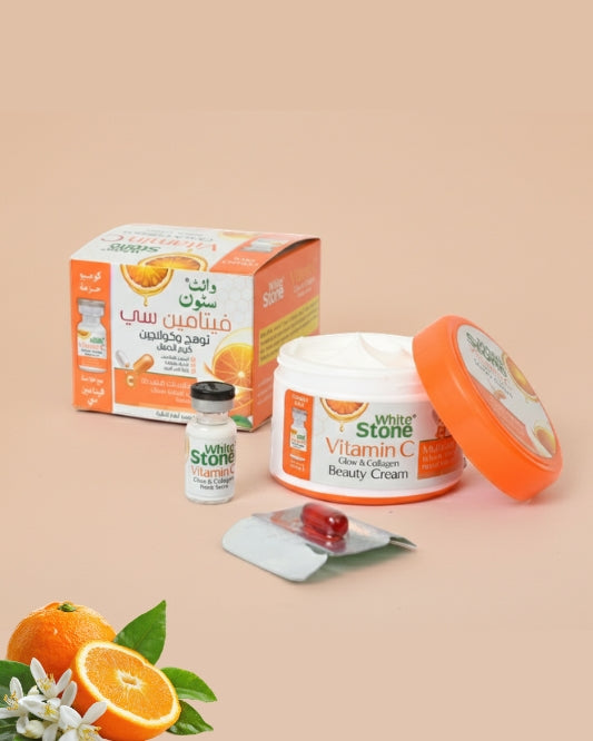 White Stone Vitamin C Glow & Collagen Beauty Cream