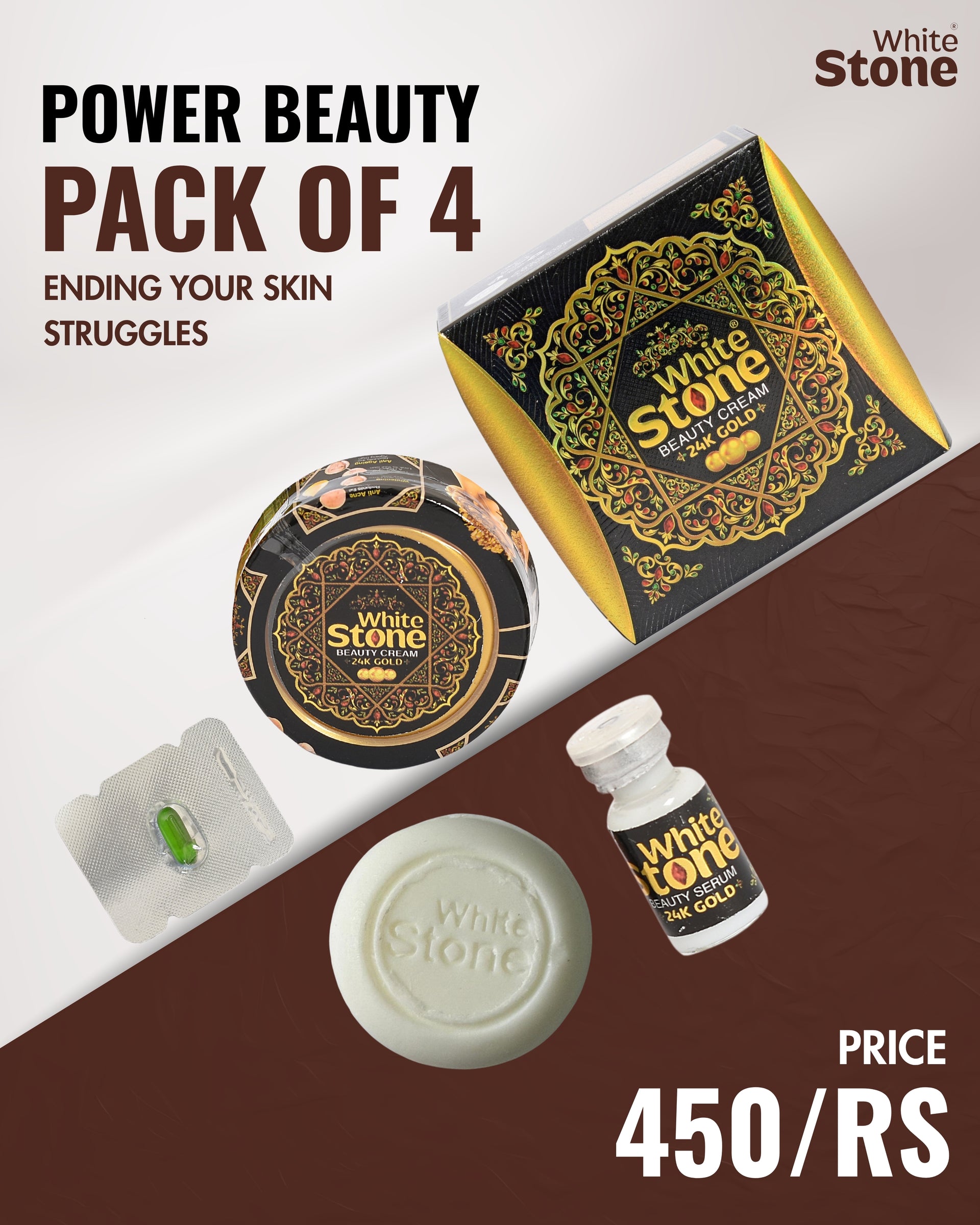 WHITESTONE 4 IN 1 BEAUTY CREAM