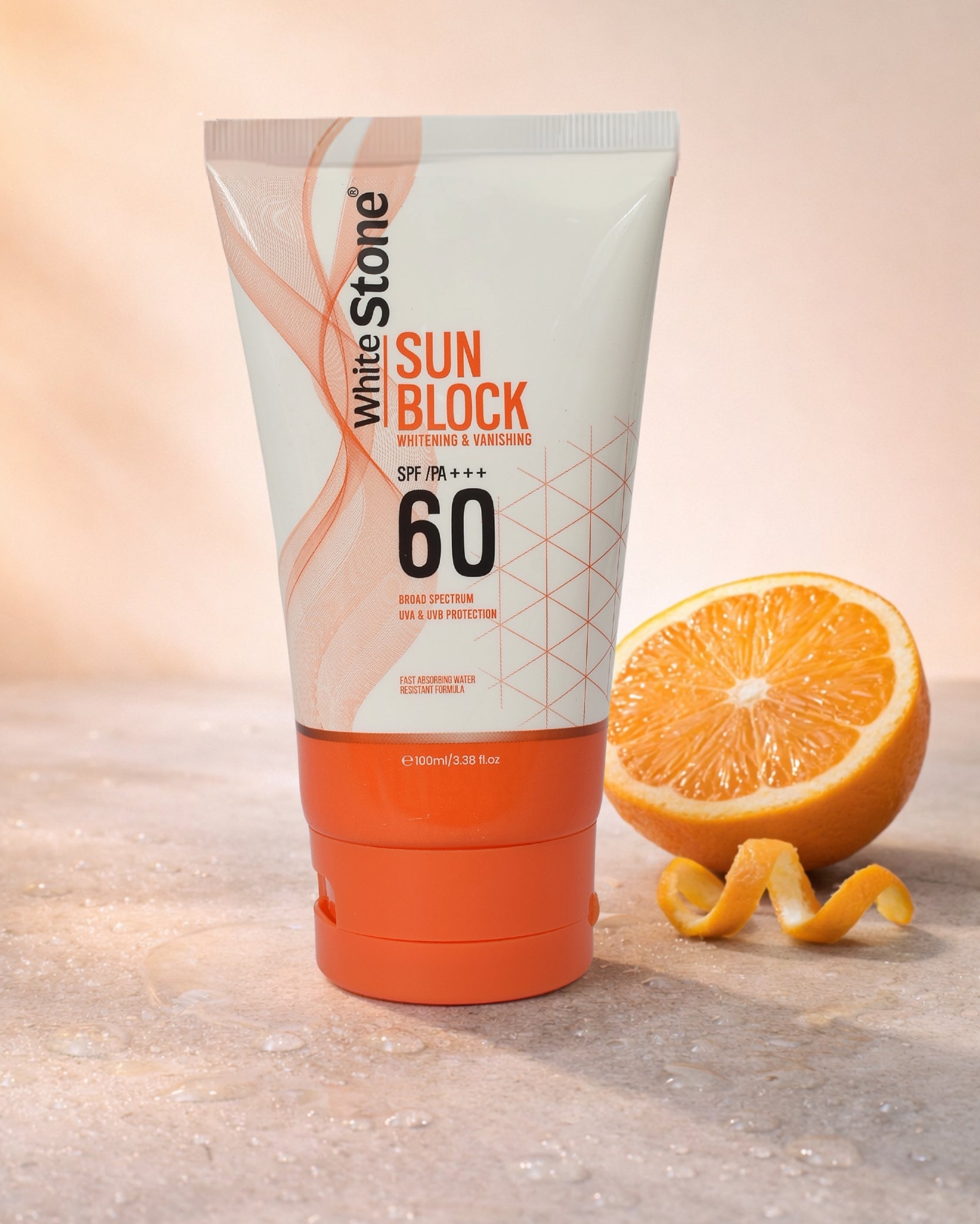 White Stone Sun Block SPF 60